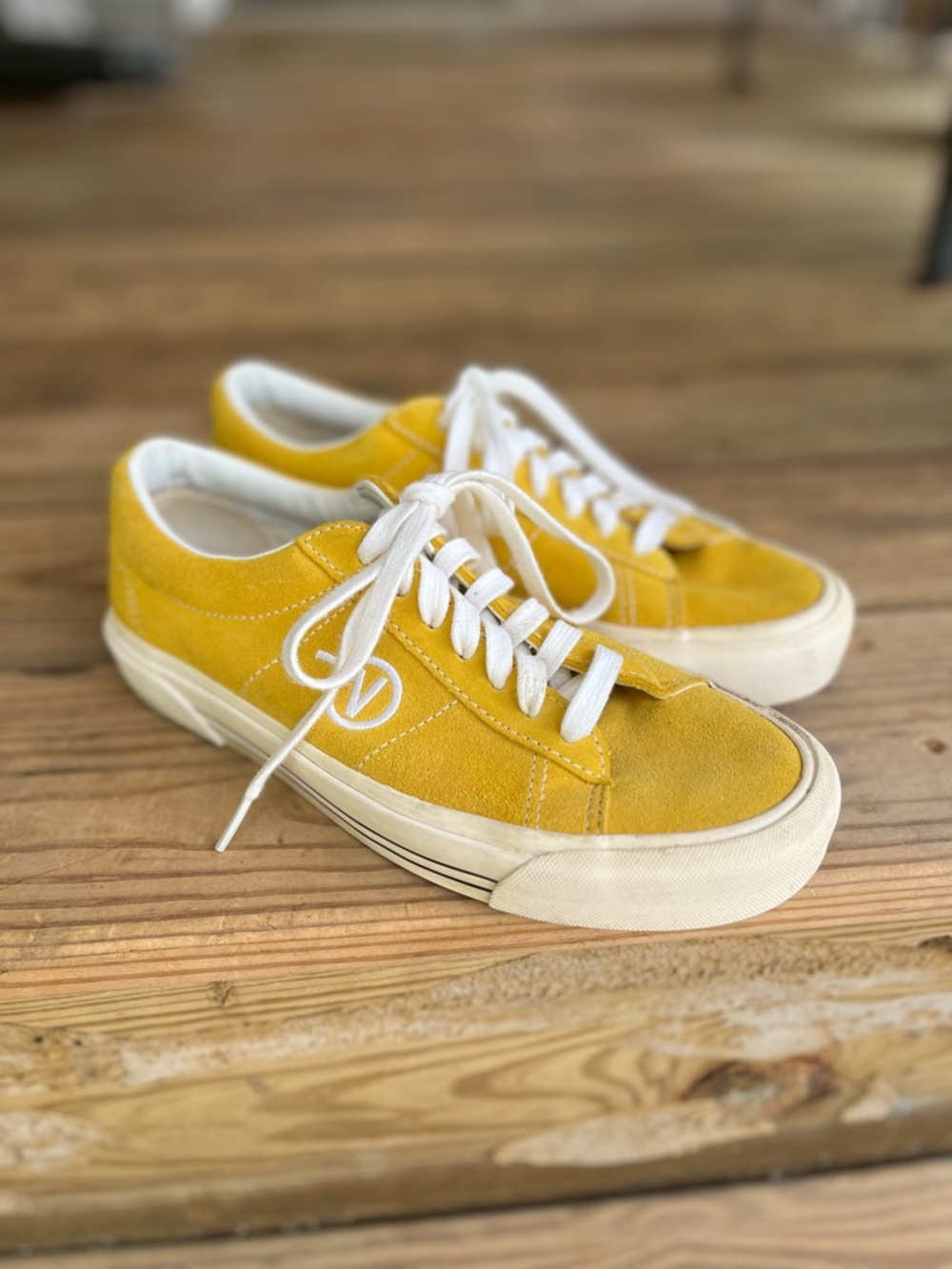 Vans Sid DX Anaheim Factory OG Yellow Suede Shoes
